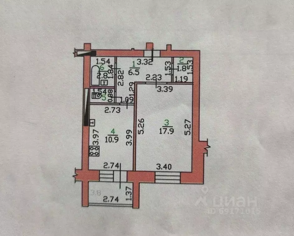 1-к кв. Орловская область, Орел бул. Молодежи, 20 (41.3 м) - Фото 1