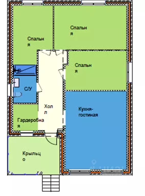 Дом в Белгородская область, Белгород  (108 м) - Фото 2