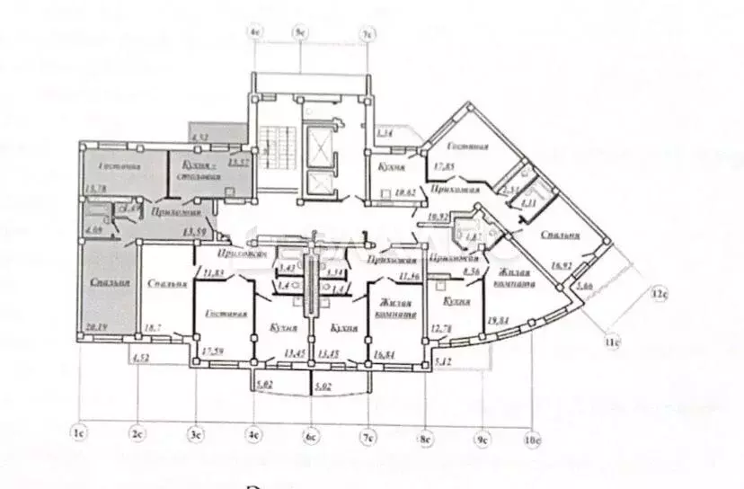 2-к кв. Новосибирская область, Новосибирск ул. Костычева, 74/1 (70.71 ... - Фото 1