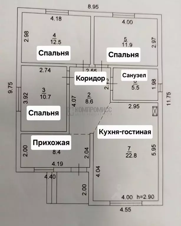 Дом в Краснодарский край, Абинск ул. Ярославская (80 м) - Фото 1