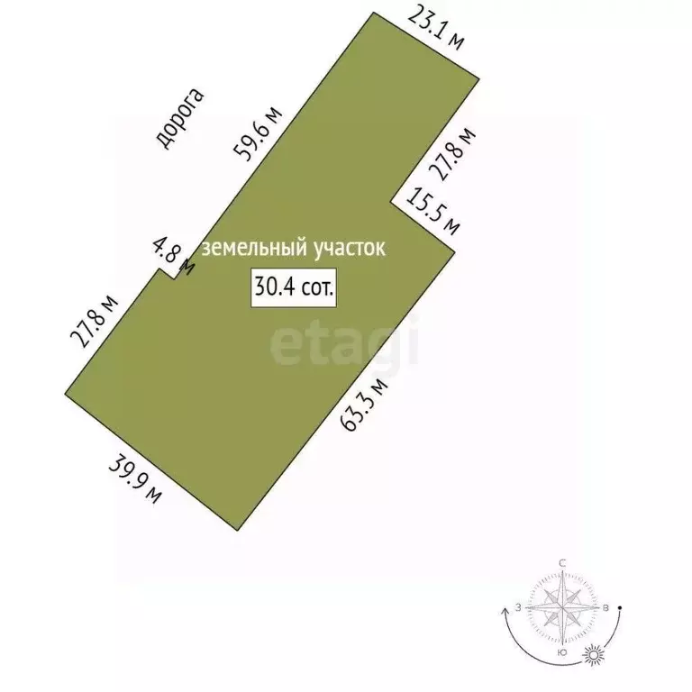 Участок в Ярославская область, Тутаев Борисоглебская сторона,  (30.0 ... - Фото 1