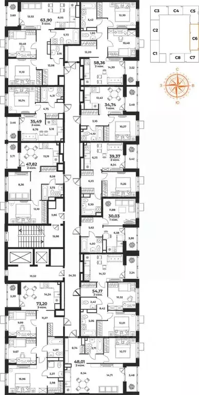 1-к кв. Хабаровский край, Хабаровск Брянский пер. (34.74 м) - Фото 1