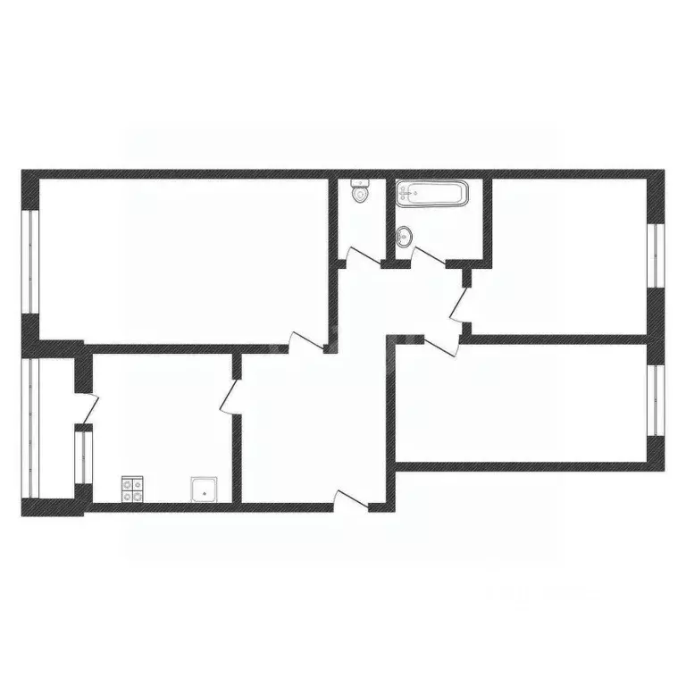 Комната Ленинградская область, Кириши ул. Энергетиков, 18 (12.5 м) - Фото 2