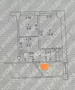 2-к кв. Челябинская область, Челябинск Салютная ул., 23 (40.9 м) - Фото 2