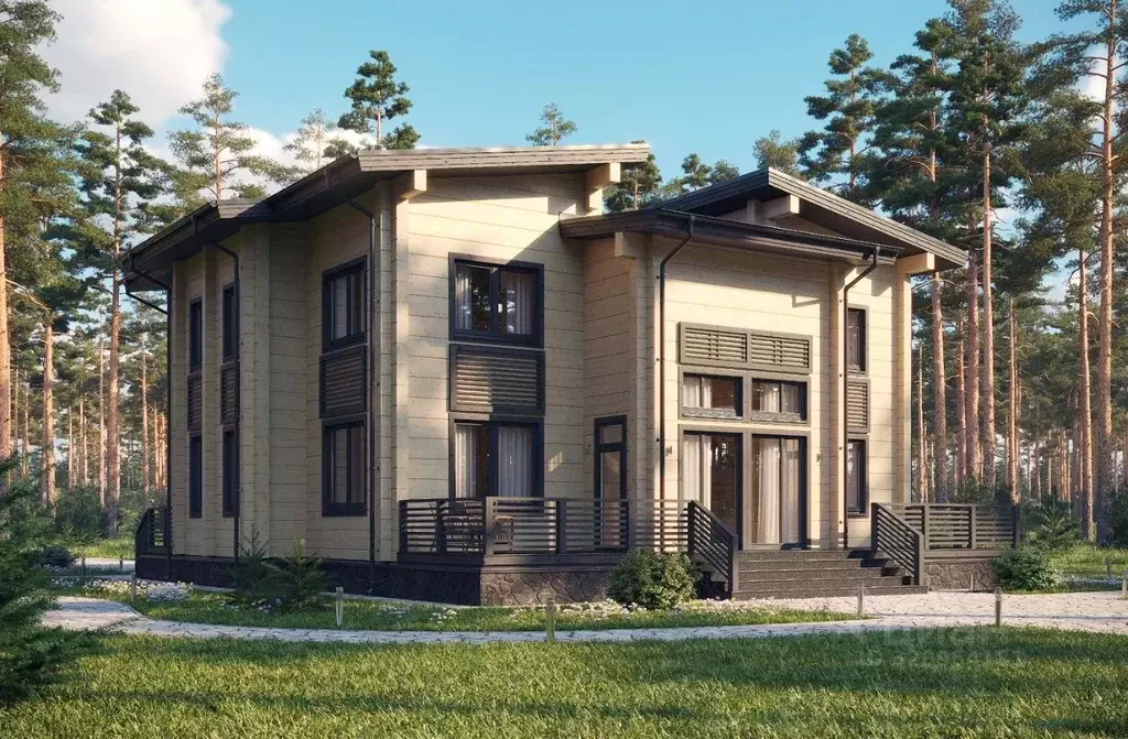 Коттедж в Ленинградская область, Всеволожский район, Куйвозовское ... - Фото 2