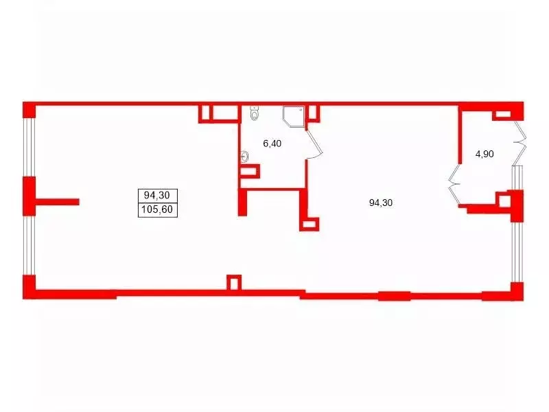 Помещение свободного назначения в Санкт-Петербург ул. Академика ... - Фото 2