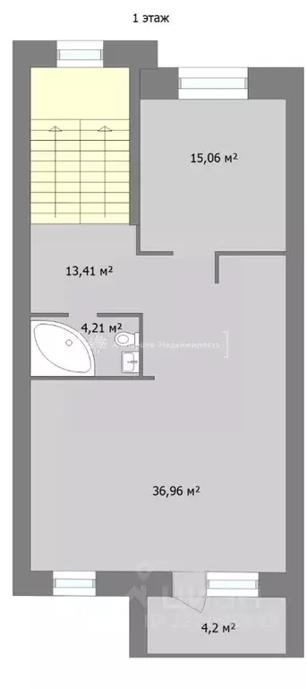 Таунхаус в Томская область, Томск Академгородок мкр, просп. ... - Фото 2