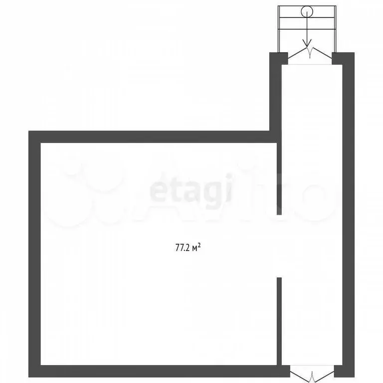 Продам помещение свободного назначения, 77.2 м - Фото 0