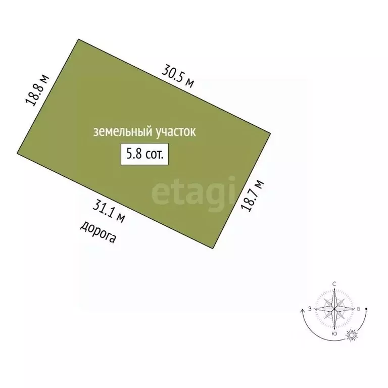 Участок в Крым, Симферополь ул. Балаклавская (5.78 сот.) - Фото 2