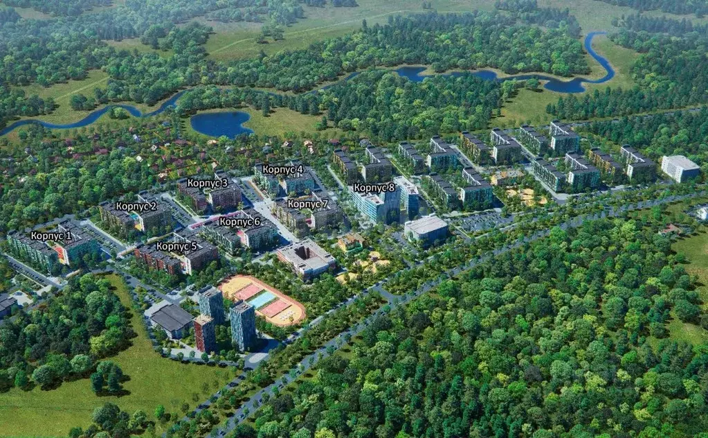 1-к кв. Москва Деснаречье жилой комплекс, к4.4 (38.5 м) - Фото 0