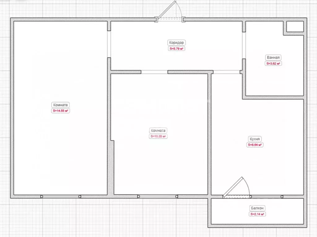2-к кв. Краснодарский край, Краснодар пос. Березовый, ул. Имени ... - Фото 2
