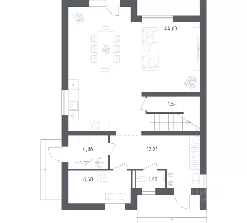 Дом в Московская область, Пушкинский городской округ, с. Семеновское  ... - Фото 1