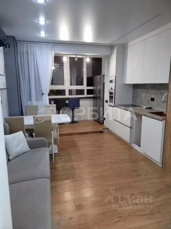 2-к кв. Тюменская область, Тюмень Заречный проезд, 39Ак2 (72.3 м) - Фото 2