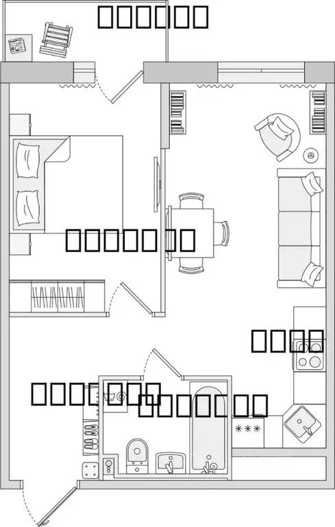 1-к кв. Ленинградская область, Всеволожский район, Свердловское ... - Фото 1