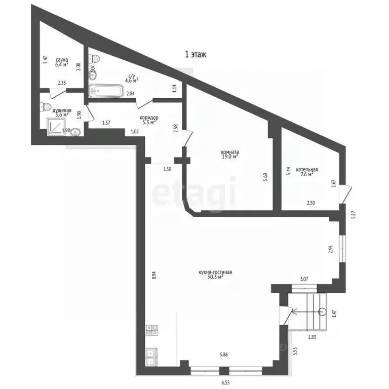 Дом в Крым, Ялта ул. Дражинского, 32кв1 (300 м) - Фото 2