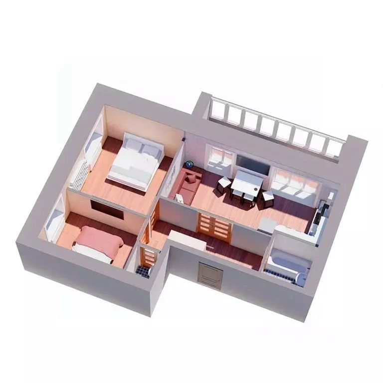 3-к кв. Амурская область, Благовещенск ЗПУ-5 кв-л,  (64.0 м) - Фото 1