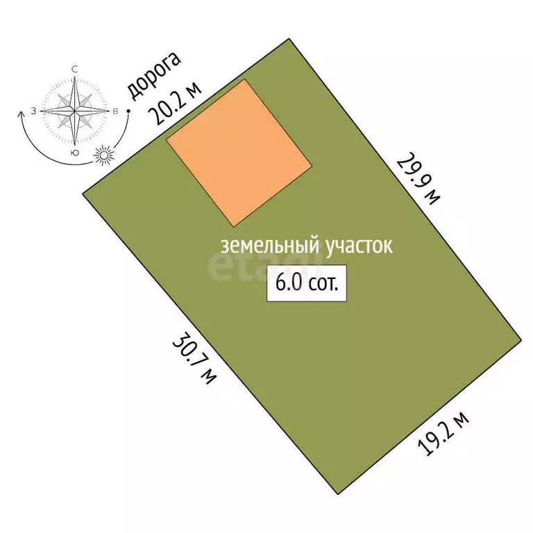 Дом в Ялуторовск, Юбилейная улица (59 м) - Фото 1