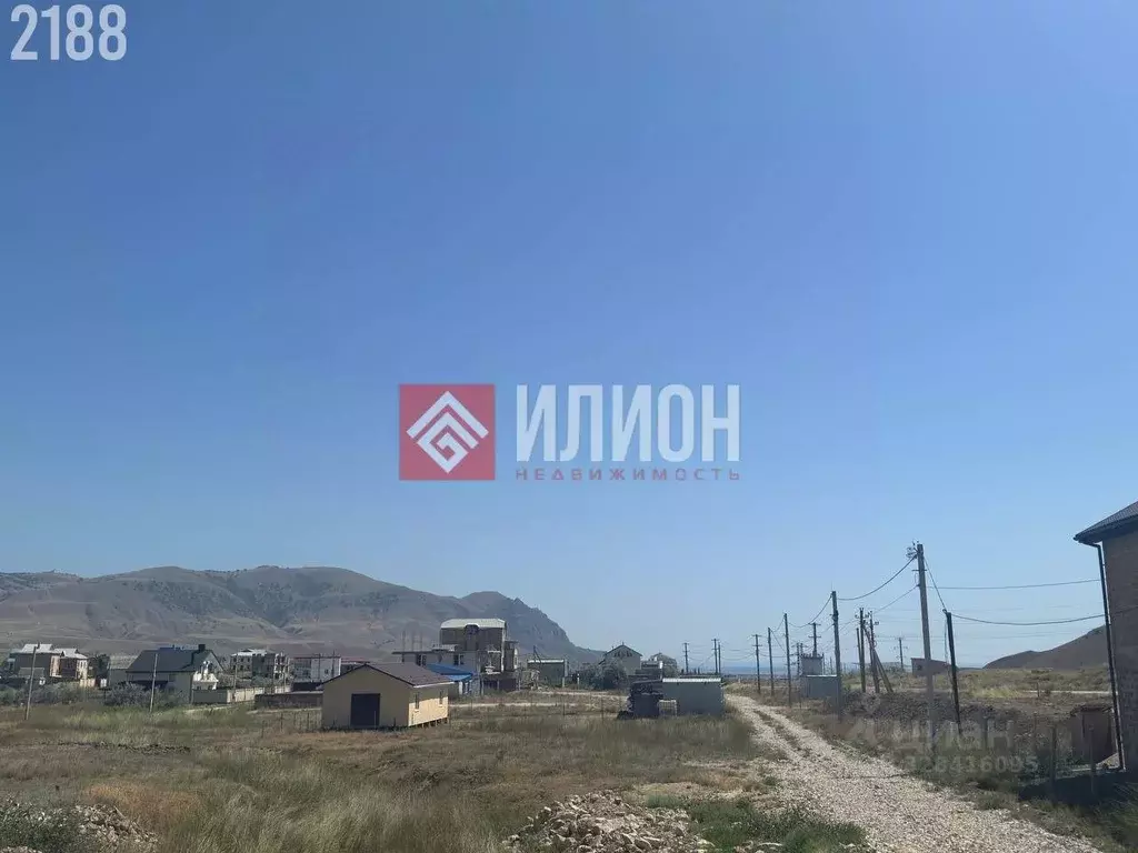 Участок в Крым, Судак муниципальный округ, с. Миндальное, Солнечная ... - Фото 2