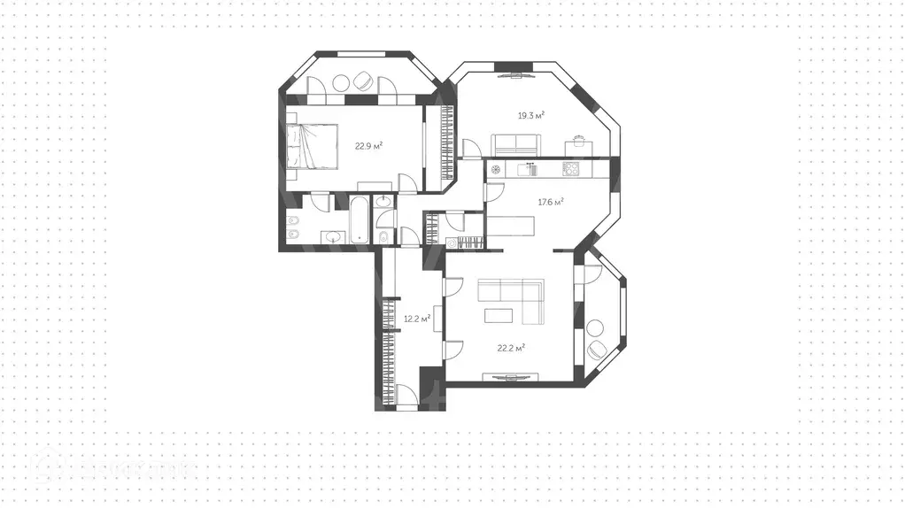 Продаётся 3-к квартира, 115 м - Фото 1