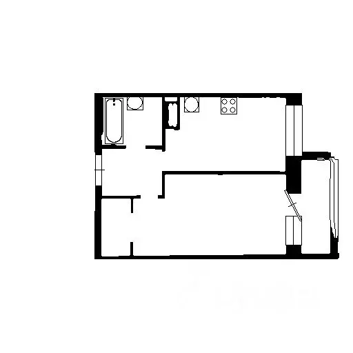 1-к кв. Санкт-Петербург Пулковское ш., 42к6 (35.0 м) - Фото 1