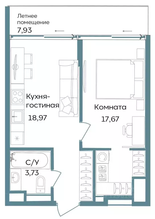 1-к кв. Крым, Саки ул. Морская (48.3 м) - Фото 0