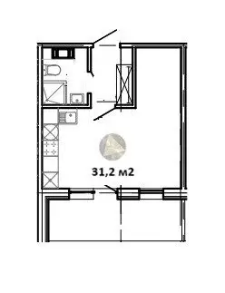 Квартира-студия: Сестрорецк, улица Инструментальщиков, 18 (31.2 м) - Фото 1