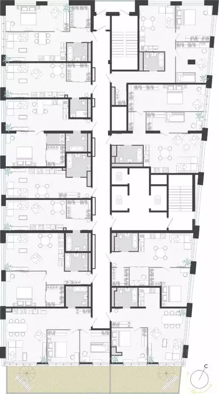 Студия Приморский край, Владивосток ул. Нейбута (34.93 м) - Фото 1