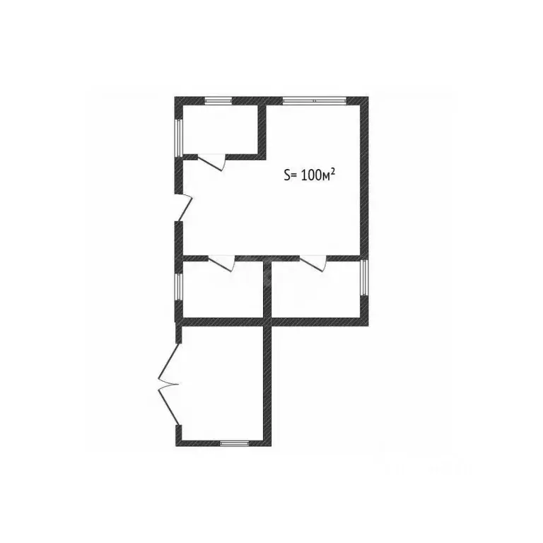 Дом в Брянская область, Брянский район, Добрунское с/пос, д. Тешеничи ... - Фото 1