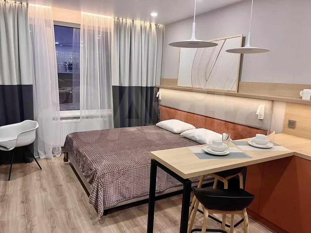 Апартаменты-студия, 28 м, 5/10 эт. - Фото 0