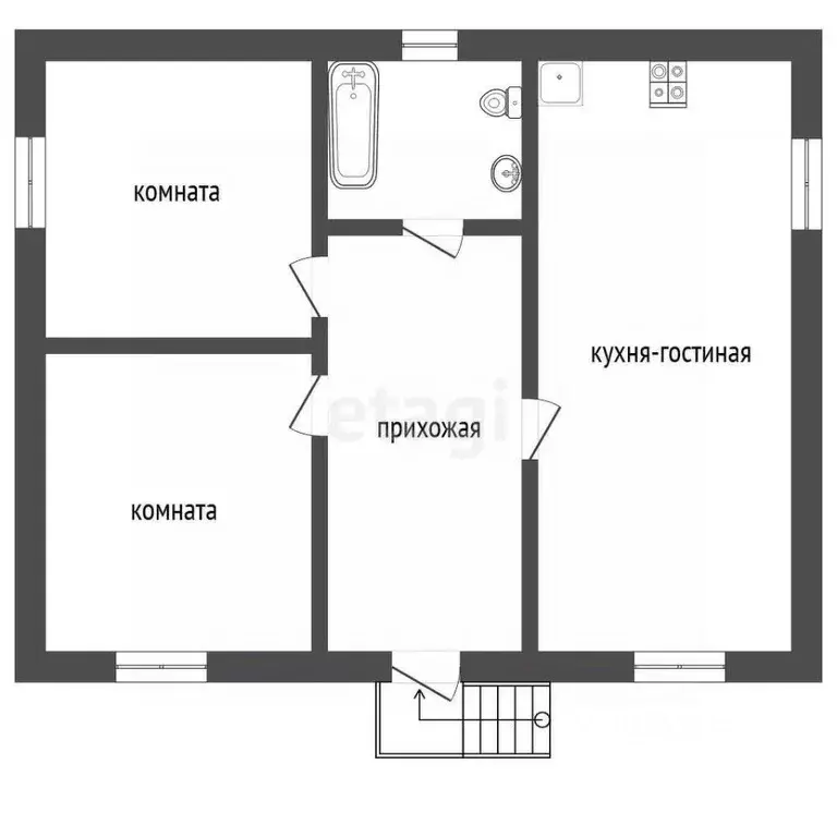 Дом в Ярославская область, Ярославль Юдовская ул., 3 (80 м) - Фото 1