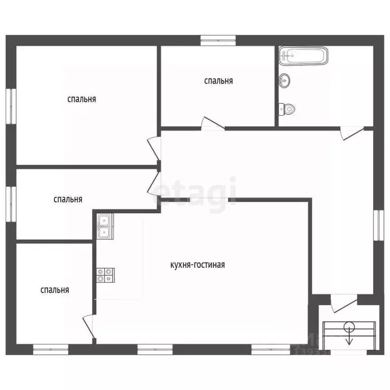 Дом в Тюменская область, Тюменский муниципальный округ, Боровский рп ... - Фото 2