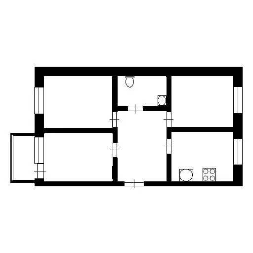 3-к кв. Алтайский край, Барнаул ул. Шумакова, 45 (60.4 м) - Фото 1