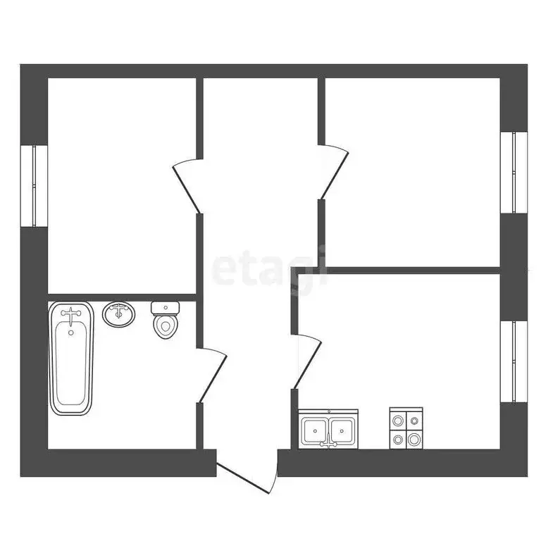 Дом в Таганрог, 3-й Артиллерийский переулок (71 м) - Фото 1