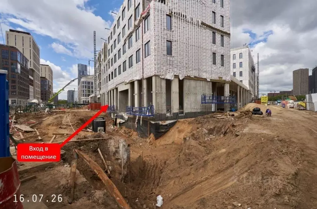 Помещение свободного назначения в Москва 3-я оч., Шагал жилой ... - Фото 2