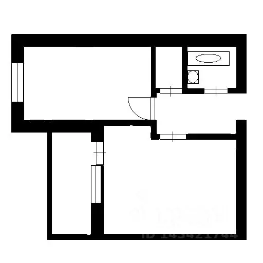 1-к кв. Башкортостан, Уфа Дагестанская ул., 33 (38.0 м) - Фото 1