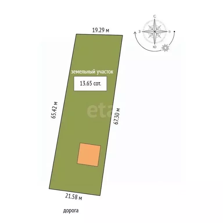 Дом в Крым, Кировский район, Золотополенское с/пос, с. Возрождение ул. ... - Фото 2