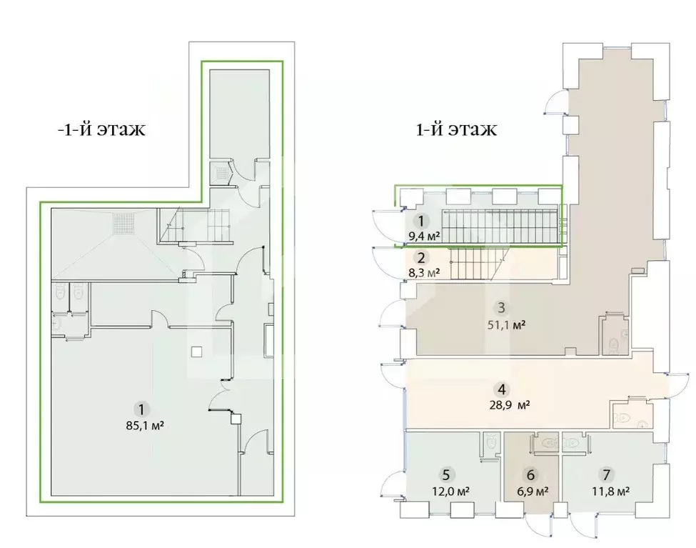Помещение свободного назначения в Москва ул. Бахрушина, 36/14С3 (95 м) - Фото 2