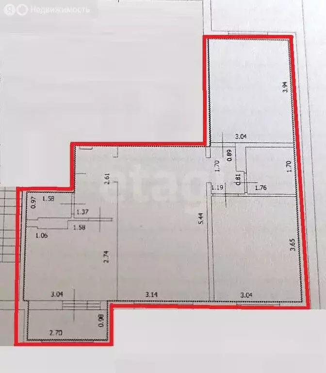 3-комнатная квартира: Южно-Сахалинск, Крайняя улица, 35 (57.6 м) - Фото 1