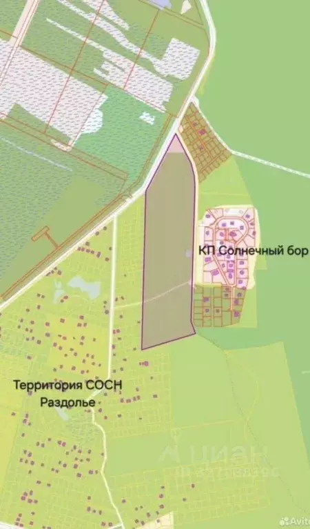 Участок в Ленинградская область, Всеволожское городское поселение  ... - Фото 1