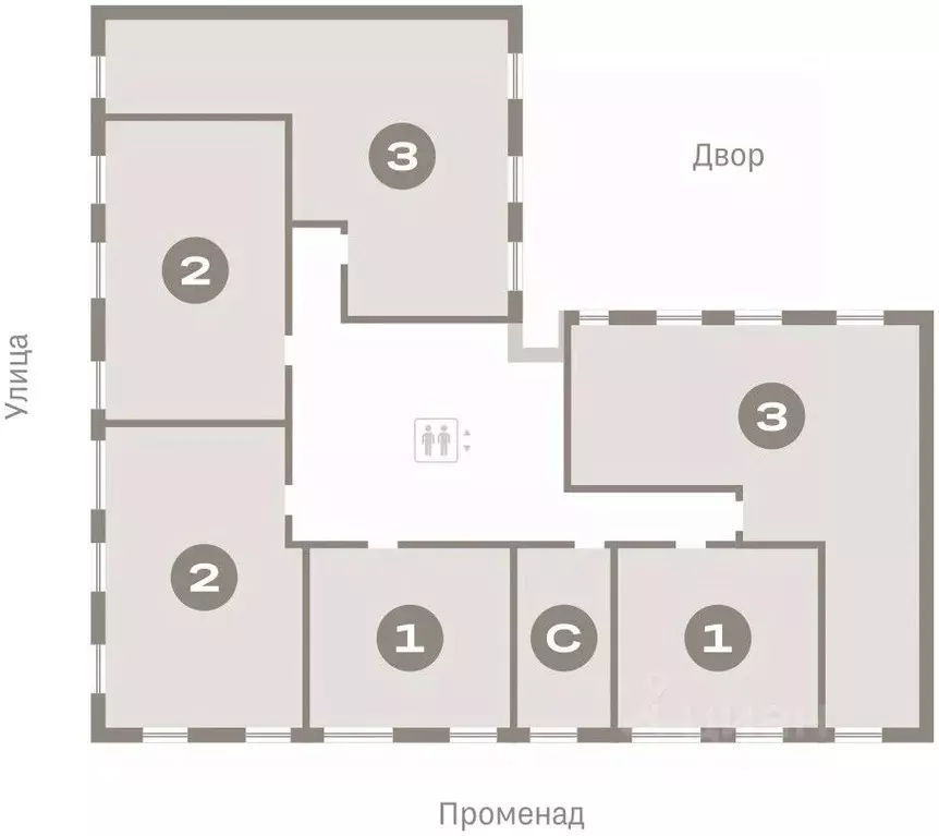 1-к кв. Омская область, Омск  (42.05 м) - Фото 0