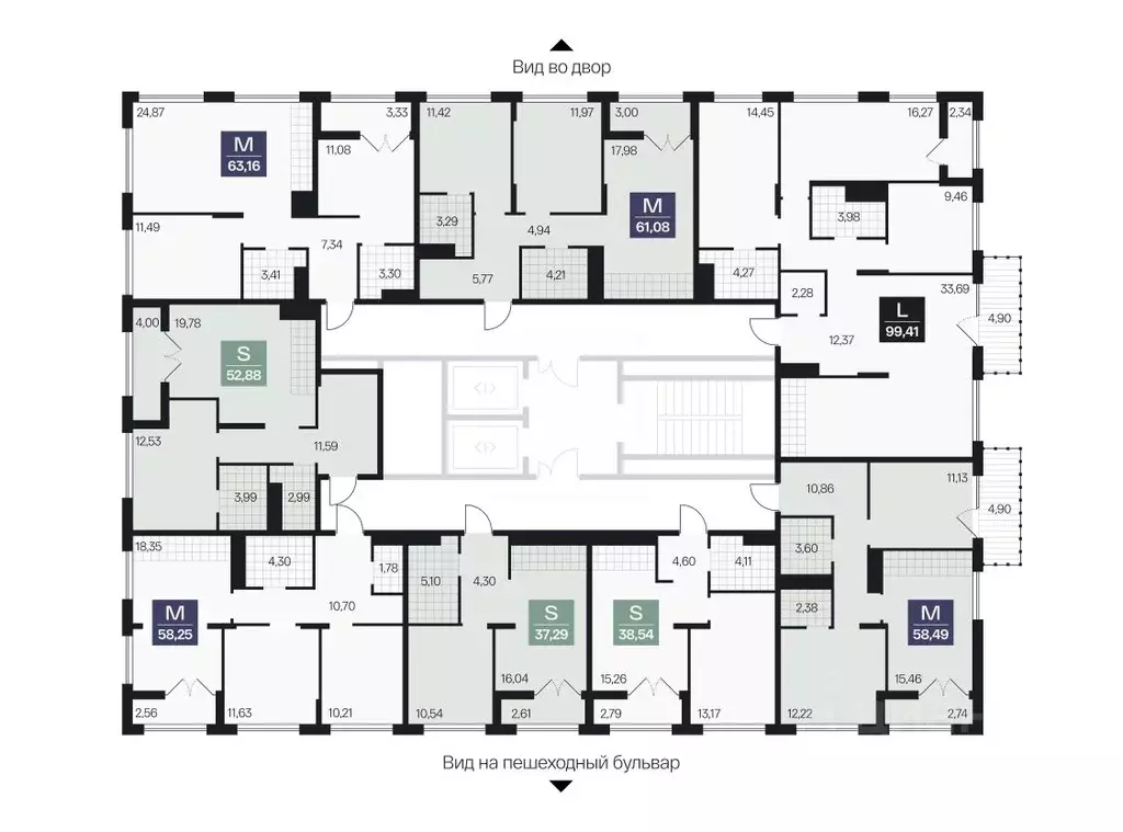 2-к кв. Волгоградская область, Волгоград просп. Имени В.И. Ленина, 59Г ... - Фото 2