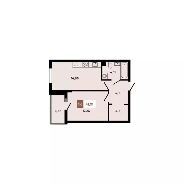 1-к кв. Ростовская область, Аксайский район, Щепкинское с/пос, пос. ... - Фото 1