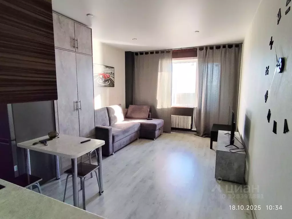 Студия Новосибирская область, Новосибирск Приморская ул., 24 (26.4 м) - Фото 1