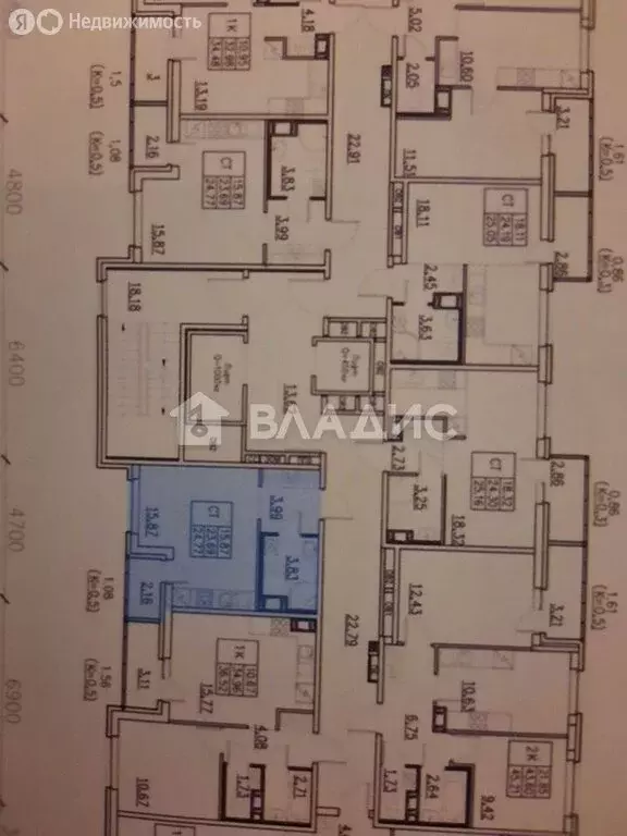 Квартира-студия: Кудрово, проспект Строителей, 1к2 (24.8 м) - Фото 1