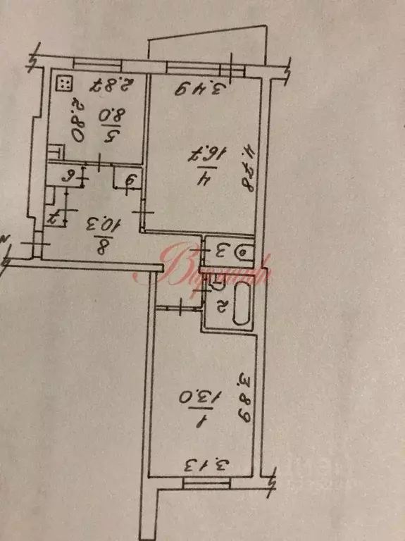 2-к кв. Архангельская область, Северодвинск Южная ул., 12 (53.7 м) - Фото 2