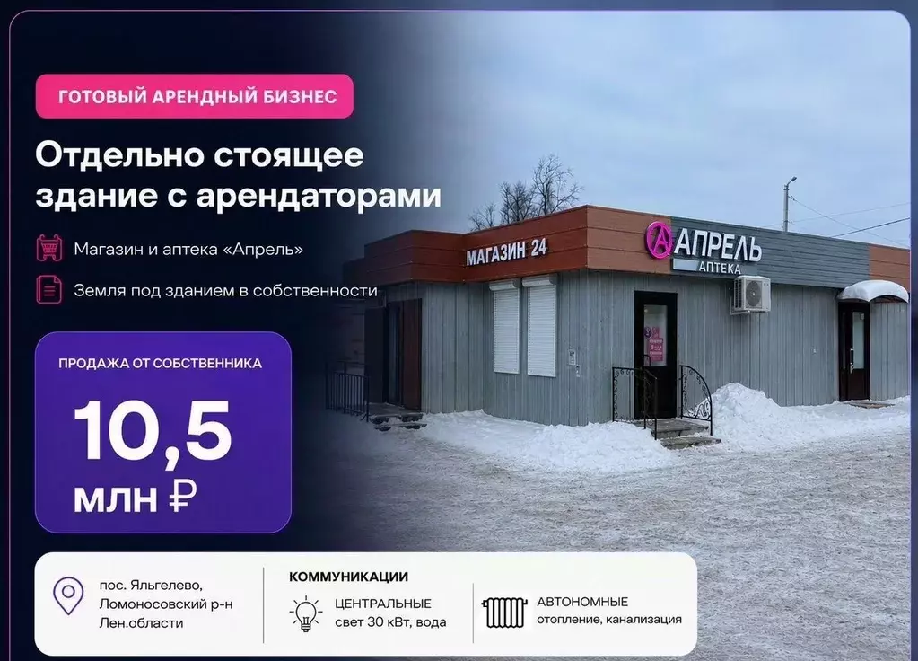 Торговая площадь в Ленинградская область, Ломоносовский район, ... - Фото 1