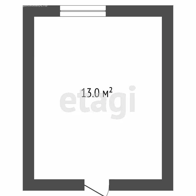 1к в -комнатной квартире (18.8 м) - Фото 1