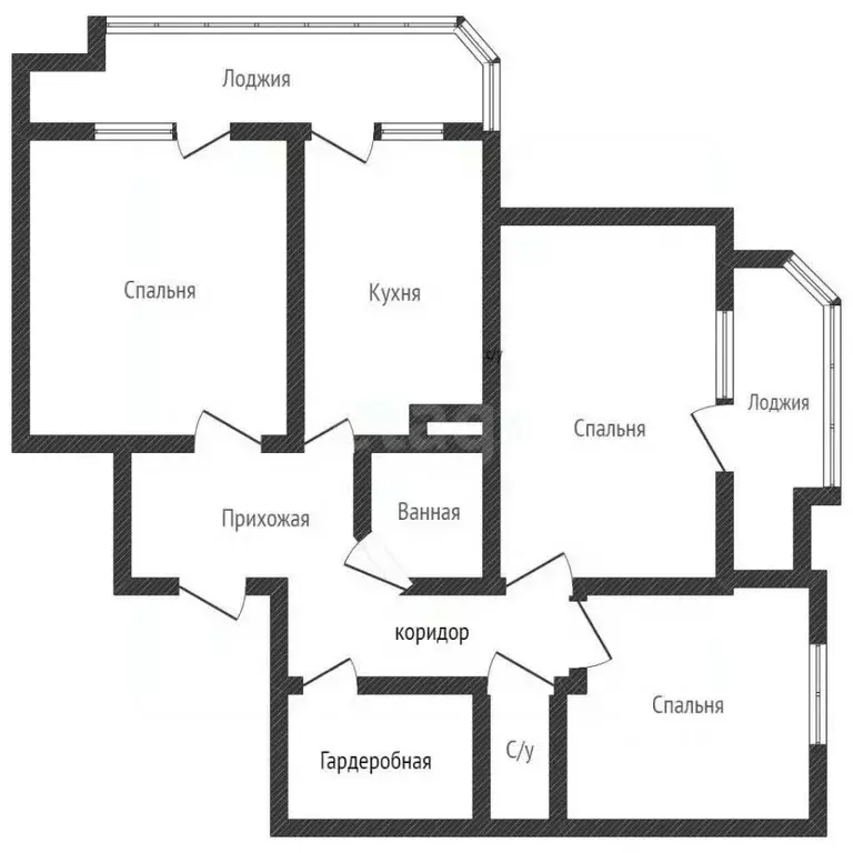3-к кв. Краснодарский край, Краснодар ул. Репина, 1/2к2 (85.8 м) - Фото 2