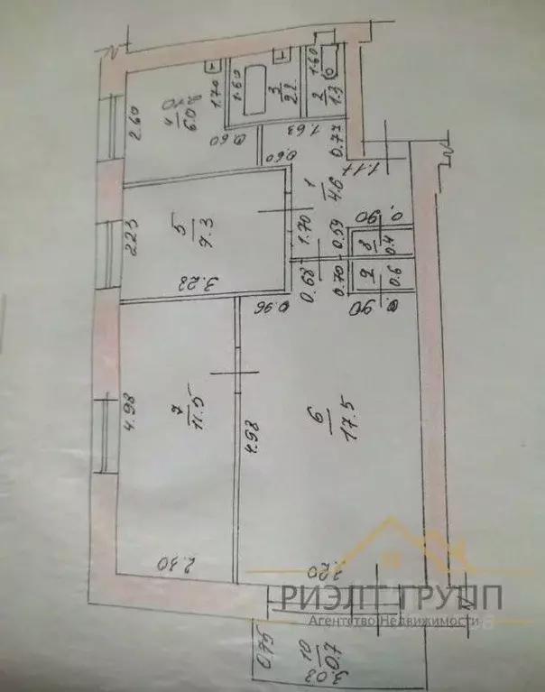 3-к кв. Татарстан, Казань Светлая ул., 18 (52.5 м) - Фото 2
