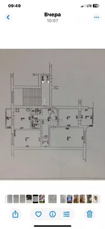 Квартира, 3 комнаты, 65.5 м - Фото 0